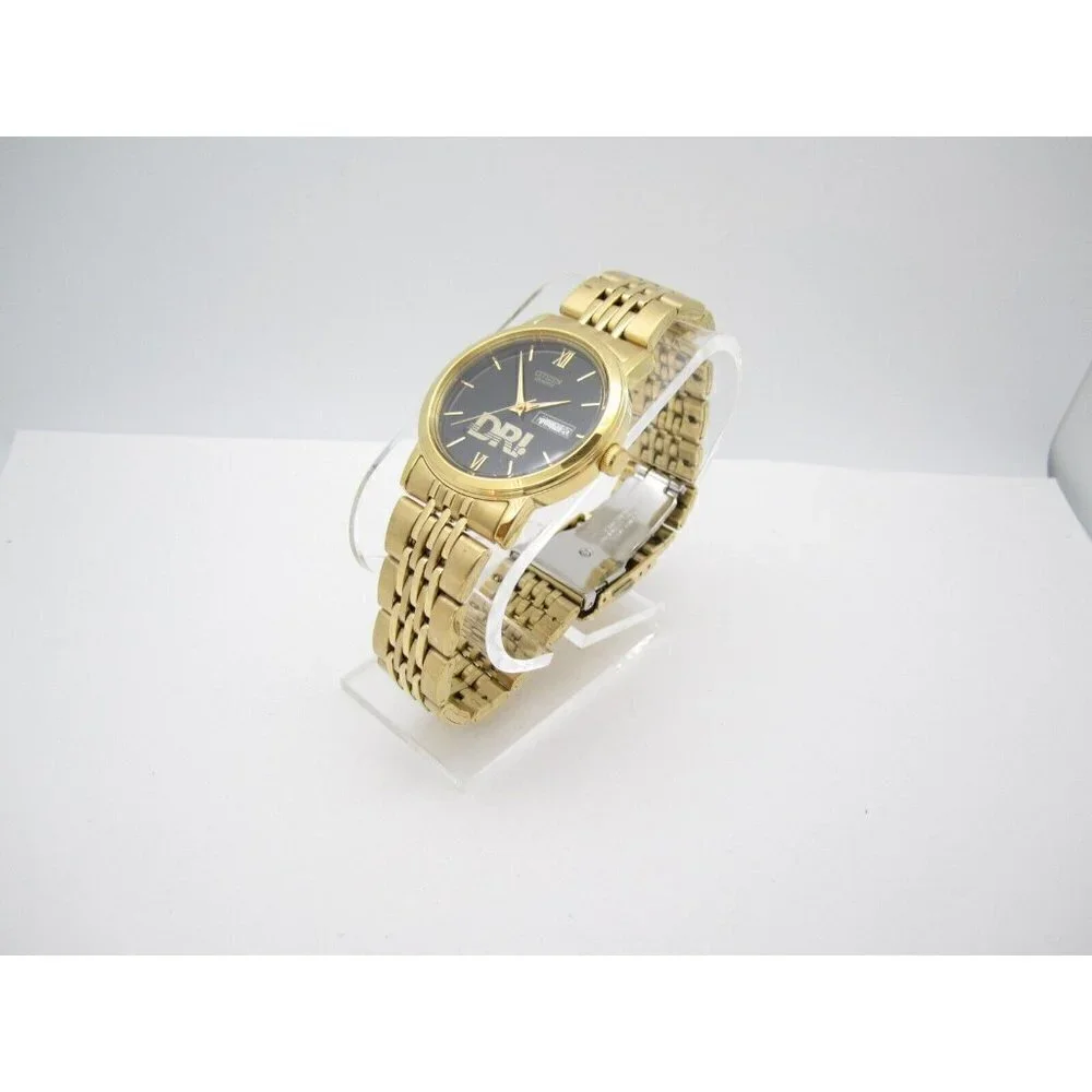 Men's Citizen Quartz 5 Bar WR DRI Employee Analog 37mm Causal Round Watch (F927)